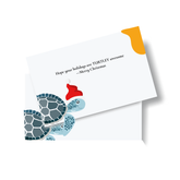 'Hope Your Holidays Are TURTLEY Awesome—Merry Christmas!' Postcard