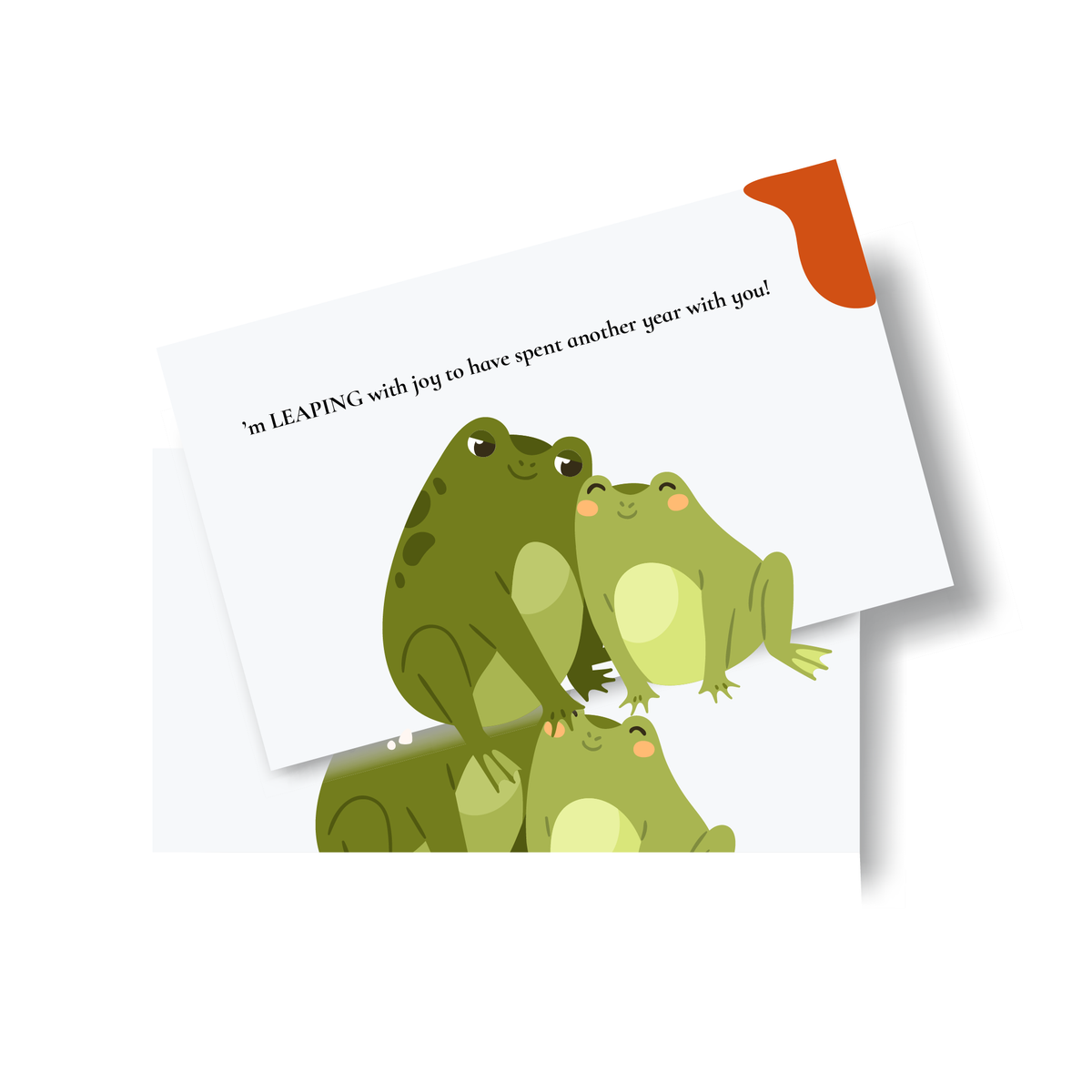 'I’m LEAPING With Joy To Have Spent Another Year With You!' Postcard