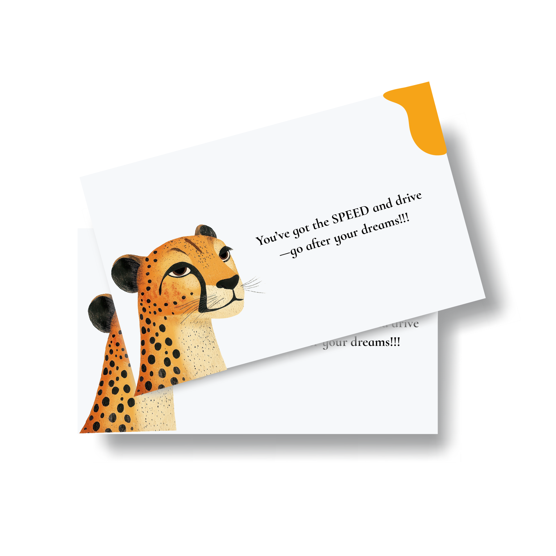 'You’ve Got The SPEED and Drive—Go after your Dreams!' Postcard