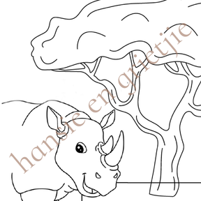Free Download: Africa's Threatened Species Colouring Book