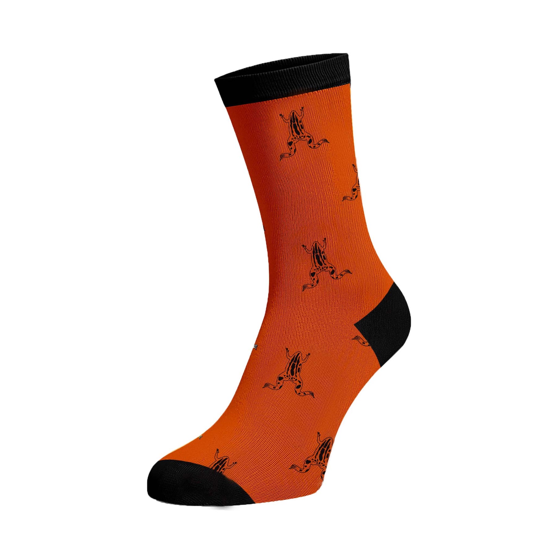 Hansie en Grietjie endangered socks featuring a Cape Platanna design, supporting conservation efforts in Africa.